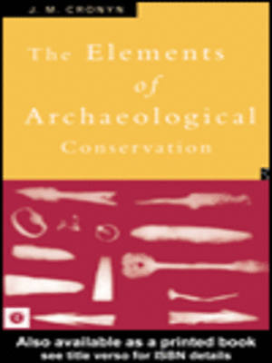 cover image of Elements of Archaeological Conservation